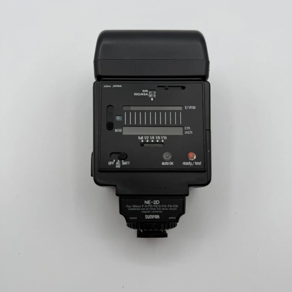 Sunpak auto DX 8R Thyristor Flash with NE-2D Module for Nikon